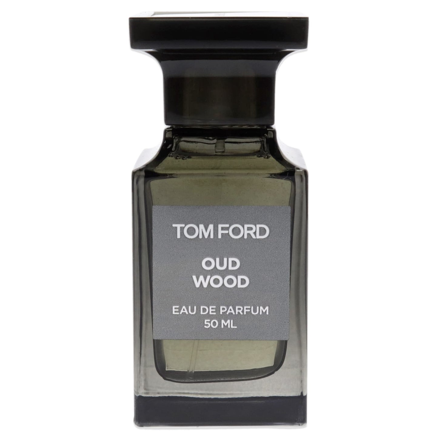 Side profile of Tom Ford Oud Wood spray bottle