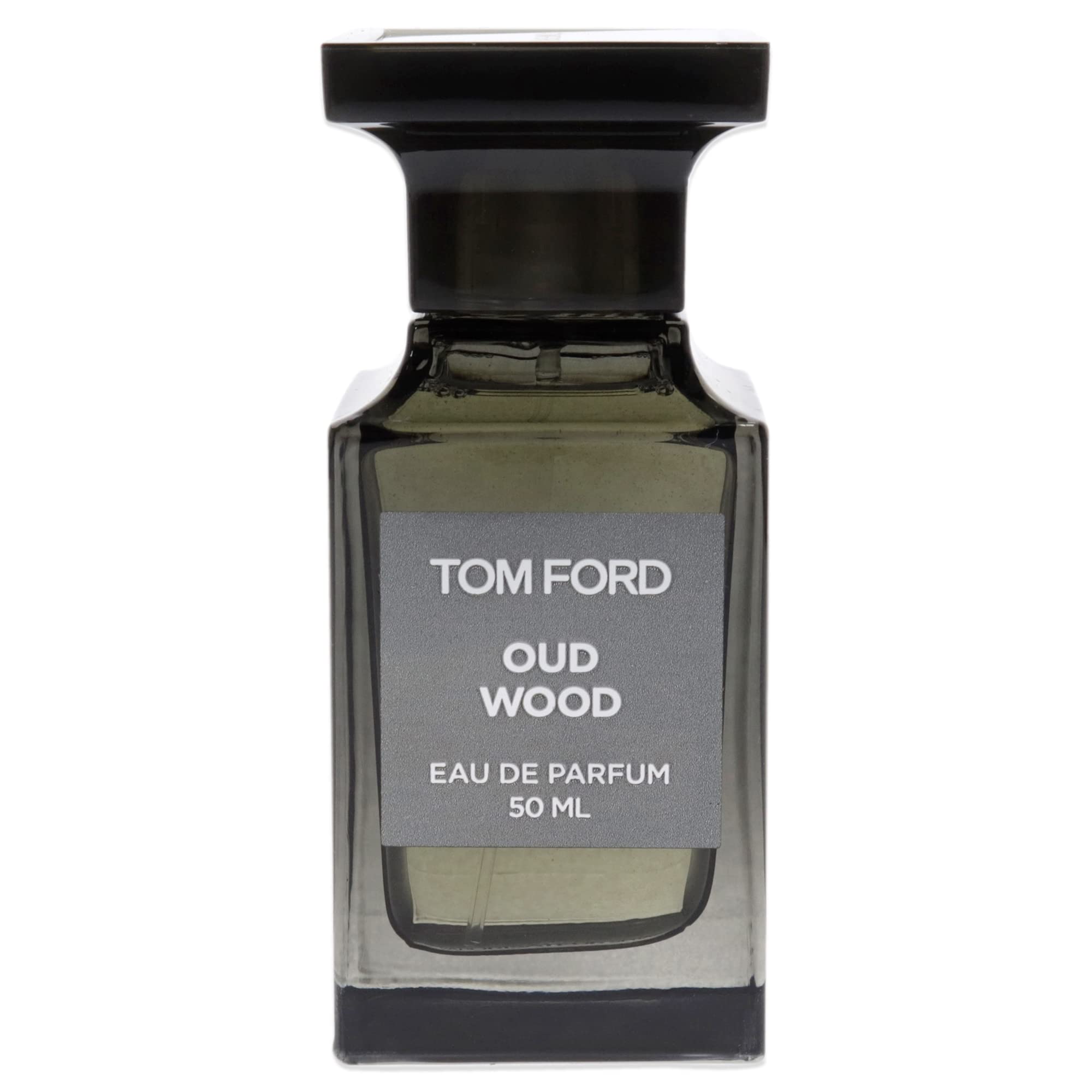 Side profile of Tom Ford Oud Wood spray bottle
