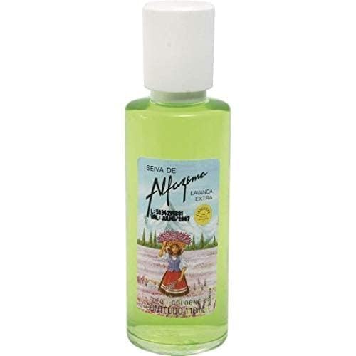 Travel size Phebo Lavender Sap cologne for women showcasing the authenticity stamp and packaging detail