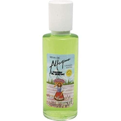 Travel size Phebo Lavender Sap cologne for women showcasing the authenticity stamp and packaging detail