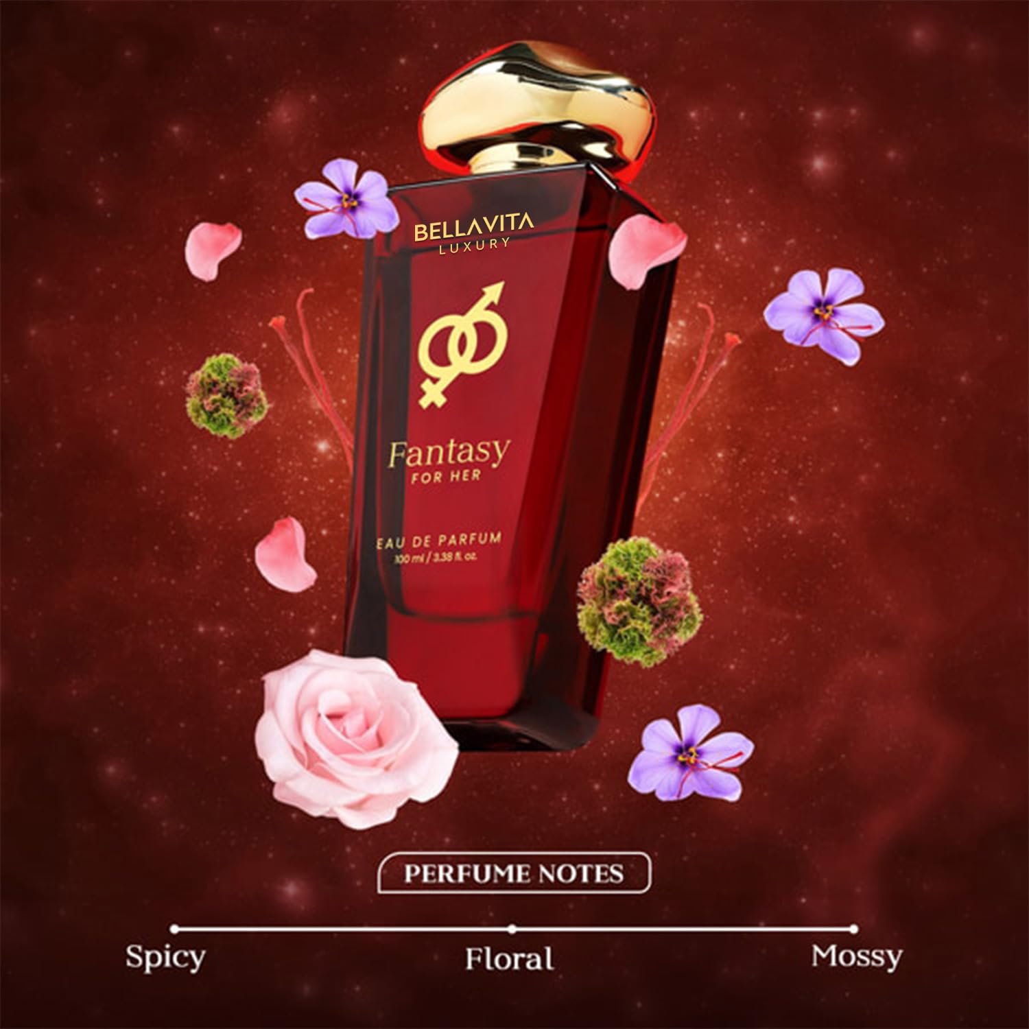 BELLAVITA Mood Collection Fantasy Eau De Parfum for women packaging box