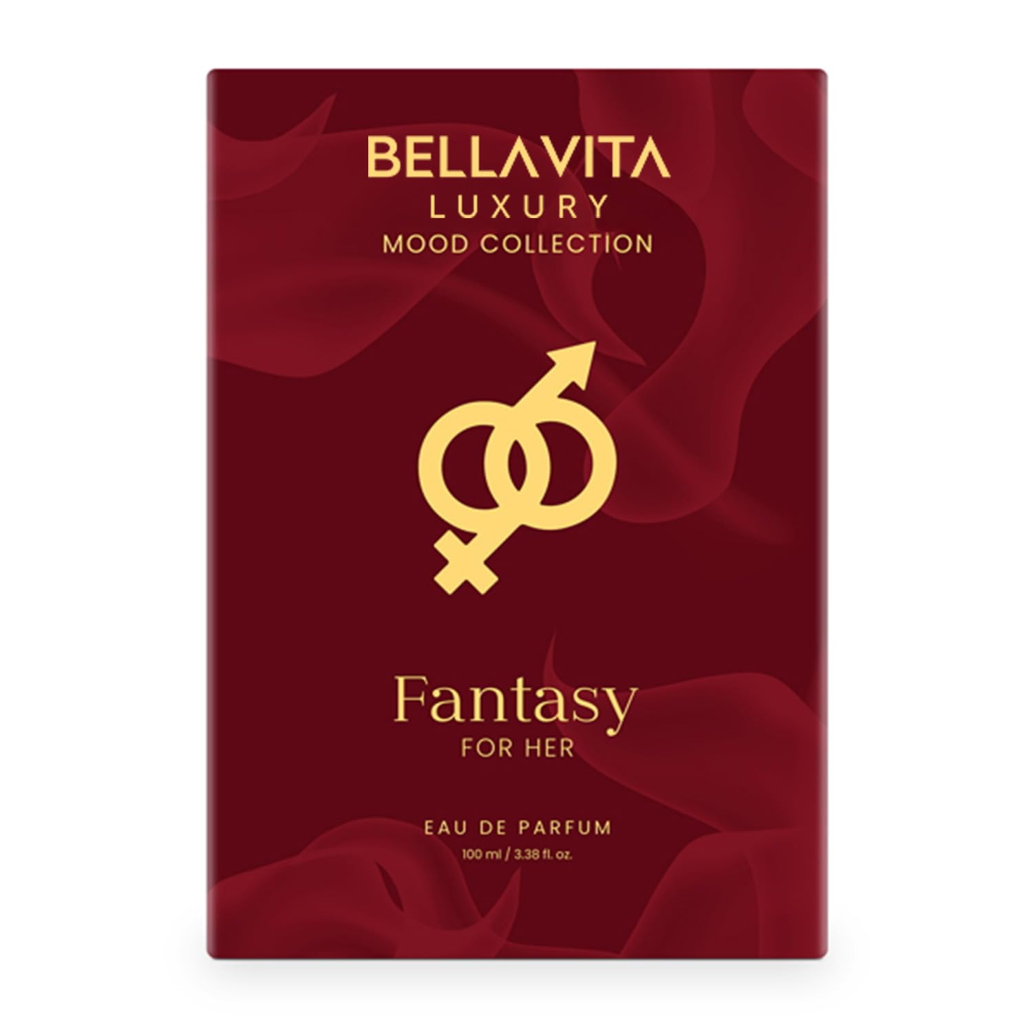 Authentic BELLAVITA Luxury Fantasy perfume bottle on display