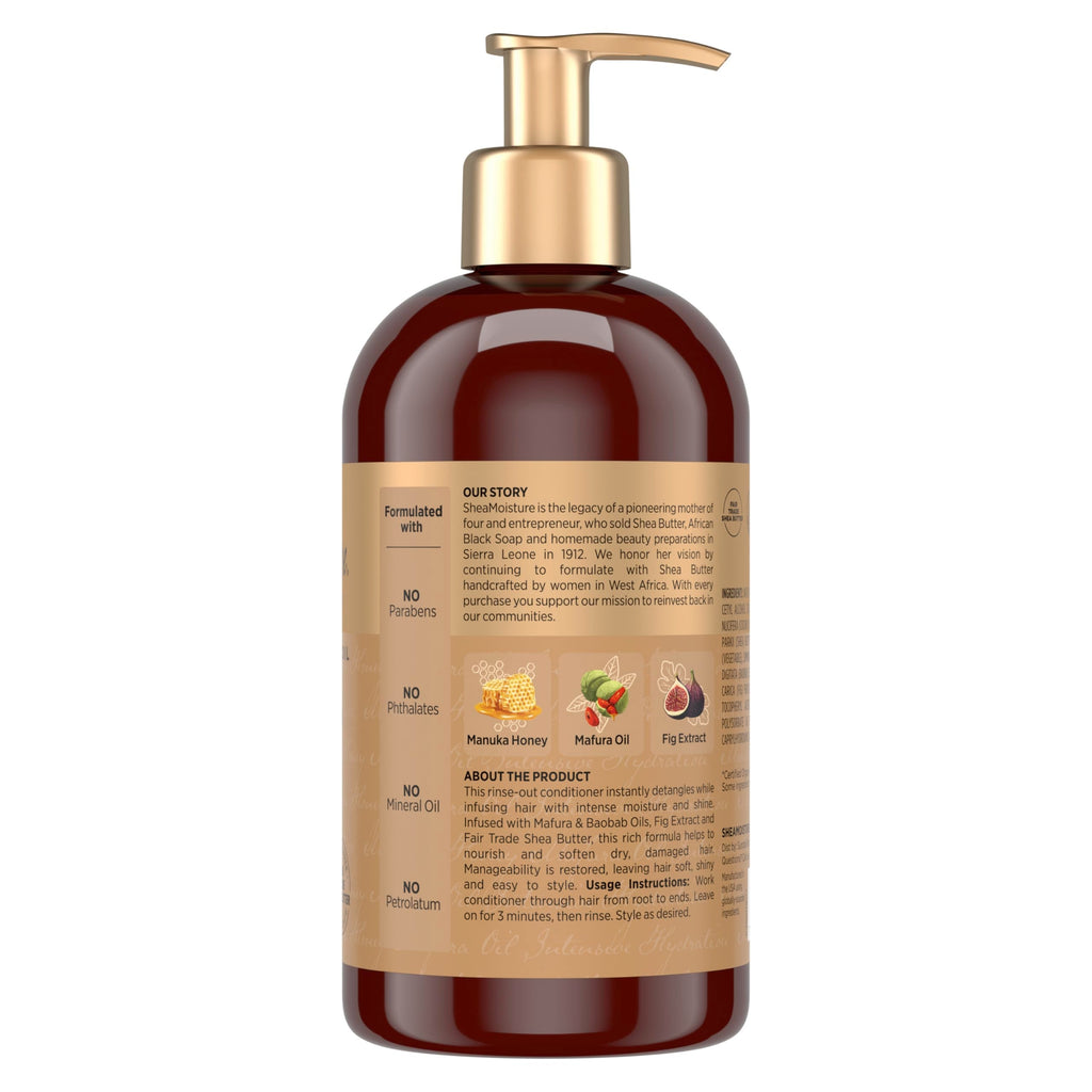 Shea Moisture Intensive Hydration Conditioner bottle back label