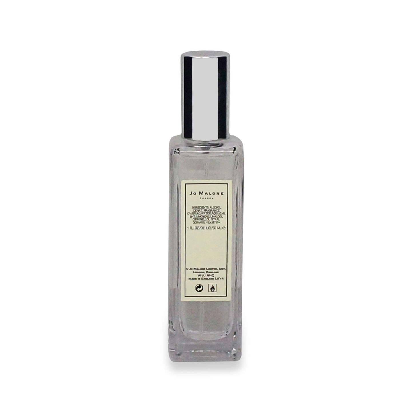 Close up of Jo Malone Nectarine Blossom and Honey fragrance label