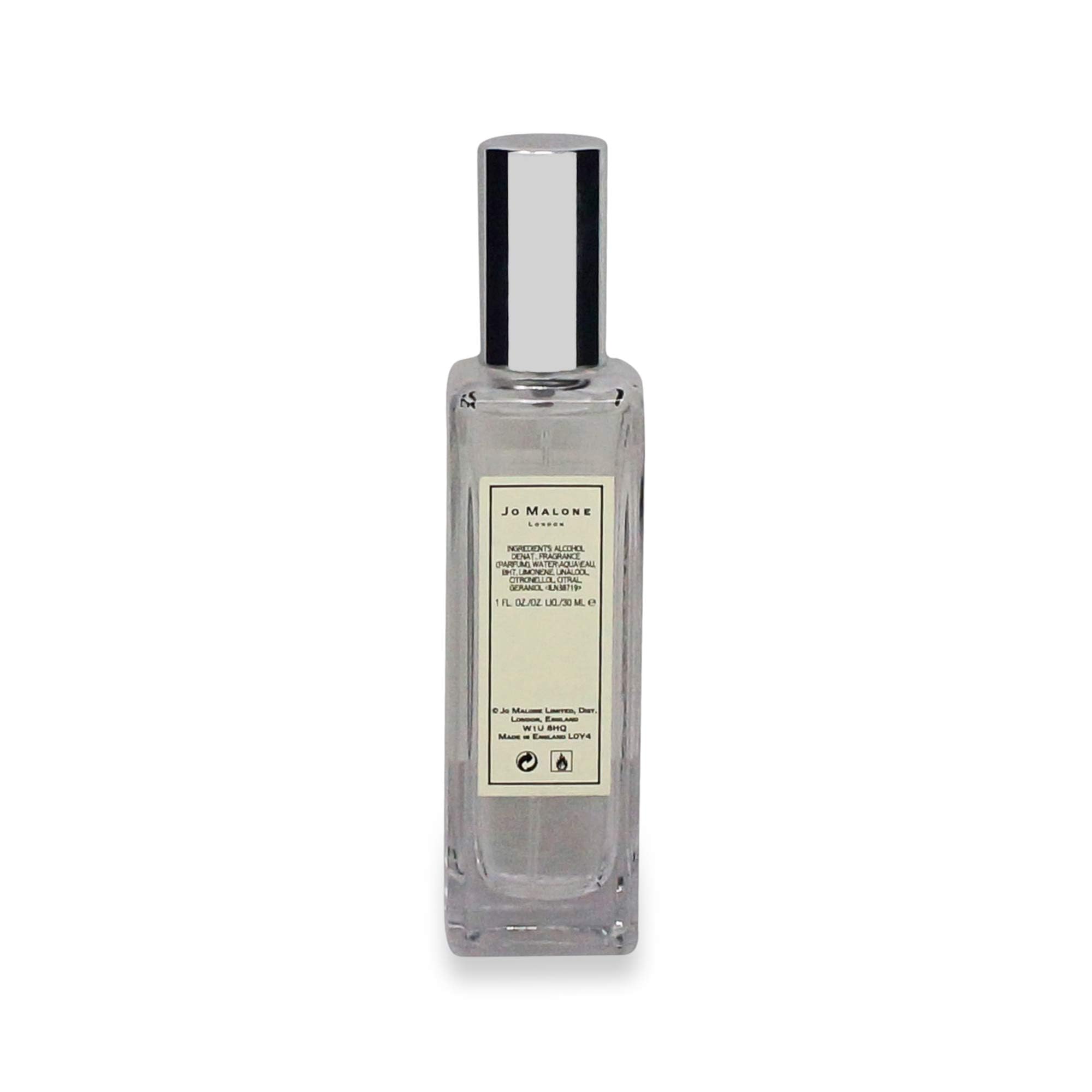 Close up of Jo Malone Nectarine Blossom and Honey fragrance label