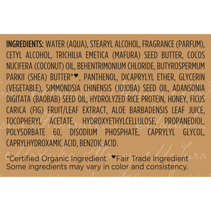 Shea Moisture conditioner bottle with natural hair care ingredients highlight