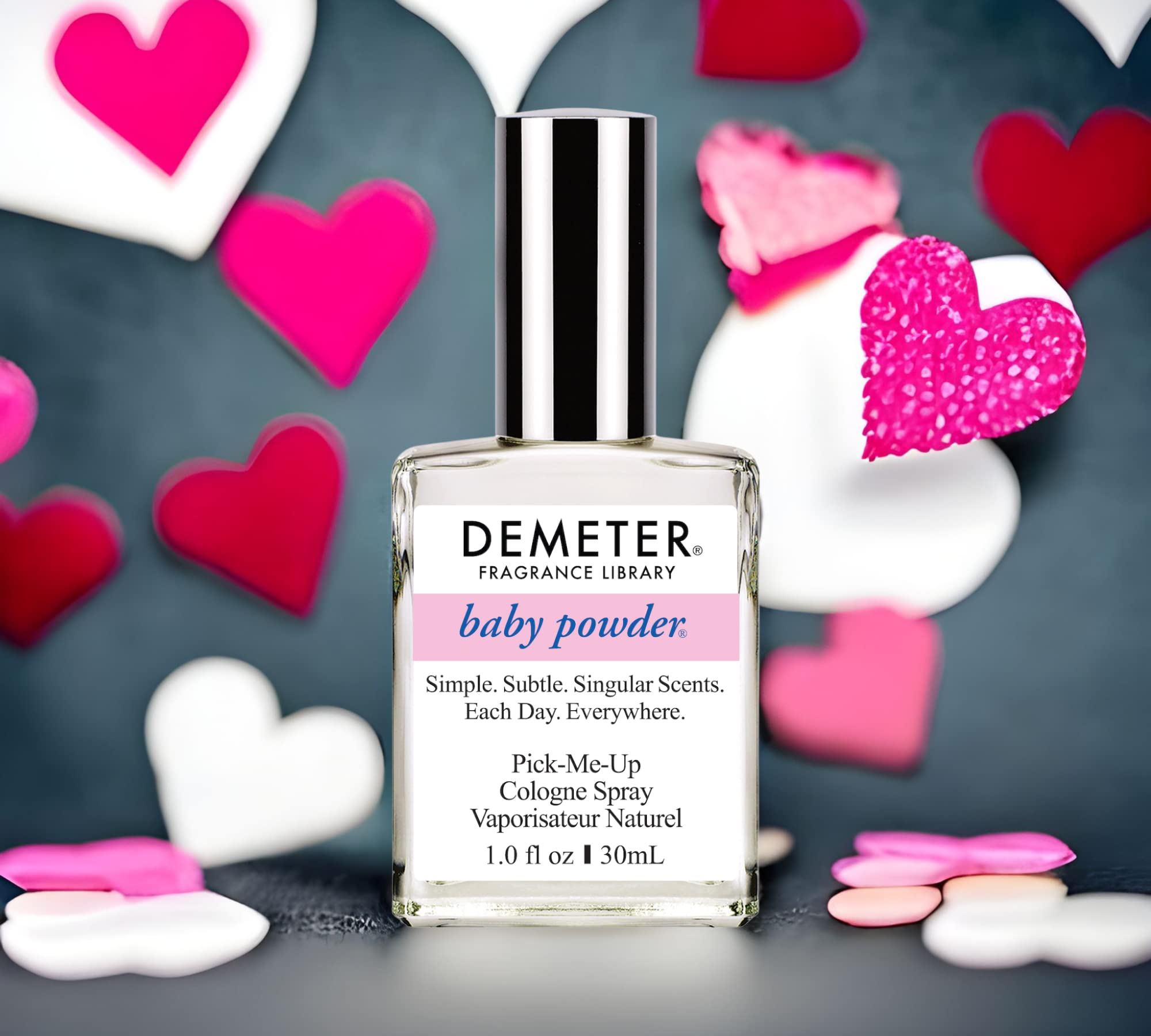 Demeter Fragrance Library Baby Powder Cologne Spray clean skincare product packaging