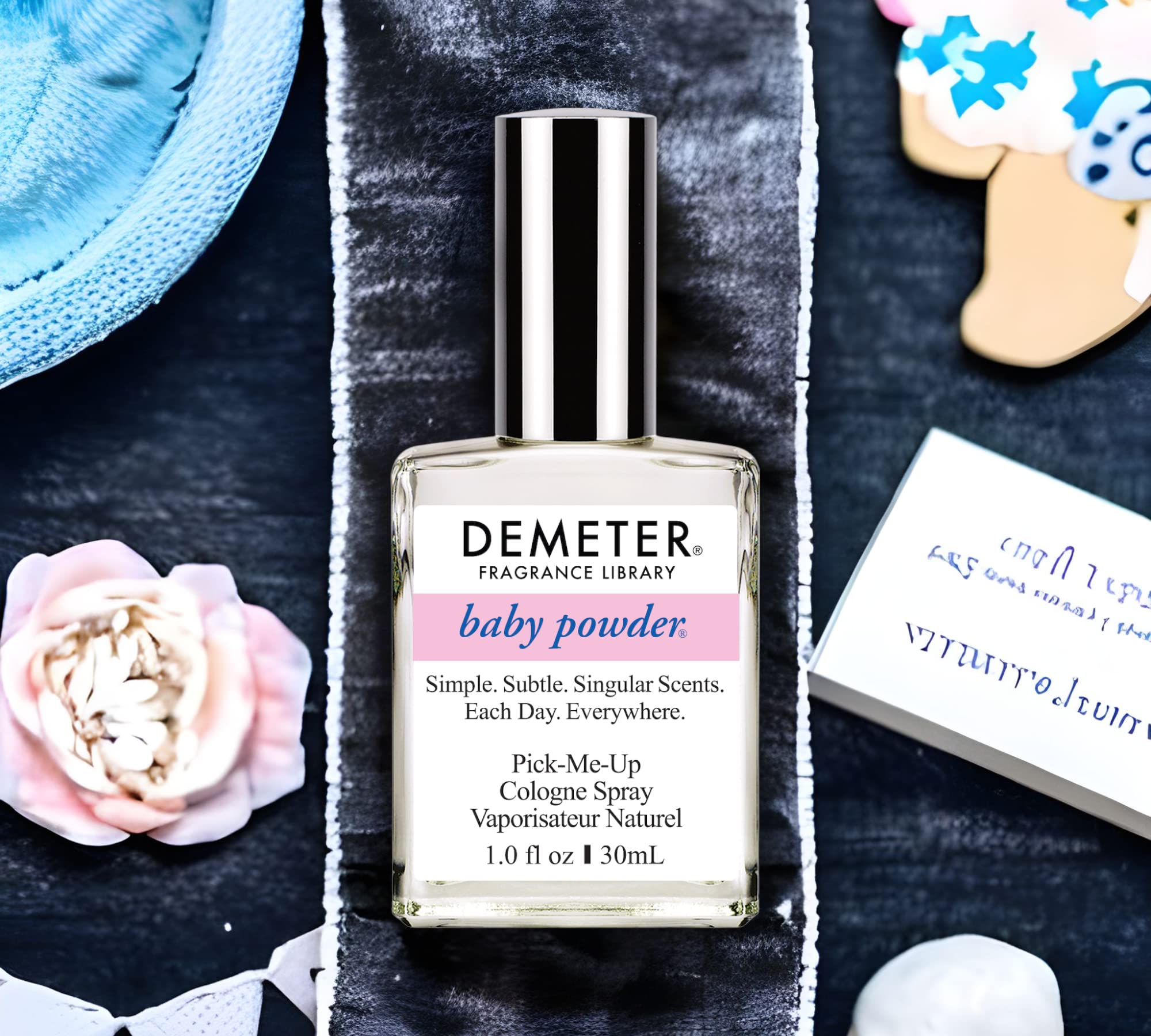Imported USA Demeter Baby Powder Cologne Spray 1 Ounce travel friendly size