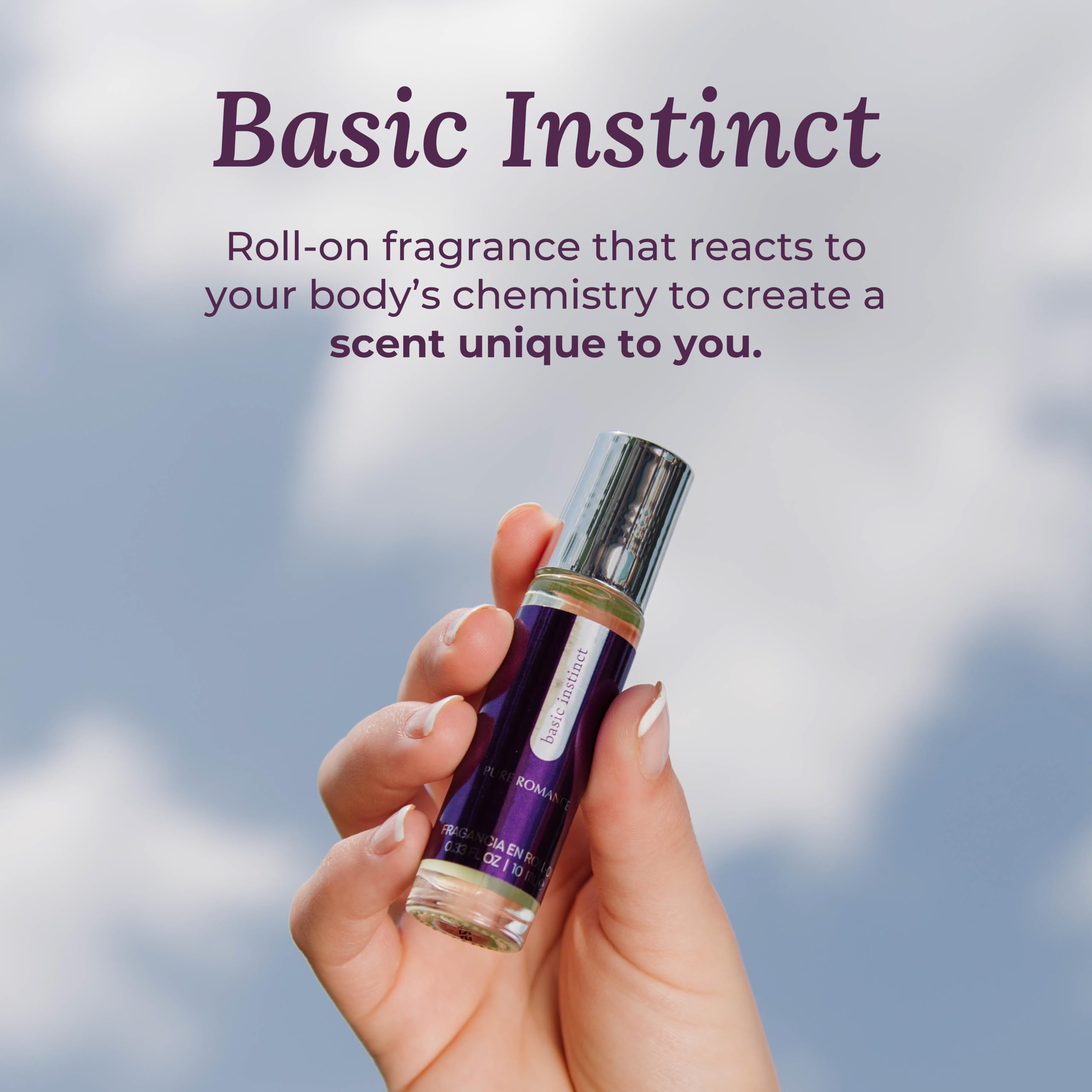 Unisex personal attraction fragrance oil rollerball bottle by Pure Romance