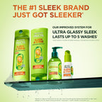 Garnier Fructis Sleek and Shine Conditioner bottle side view