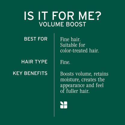 Back of Biolage Volume Boost conditioner bottle showing ingredients