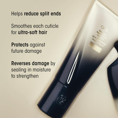 Oribe 200ml bio restorative complex hair conditioner packaging details.