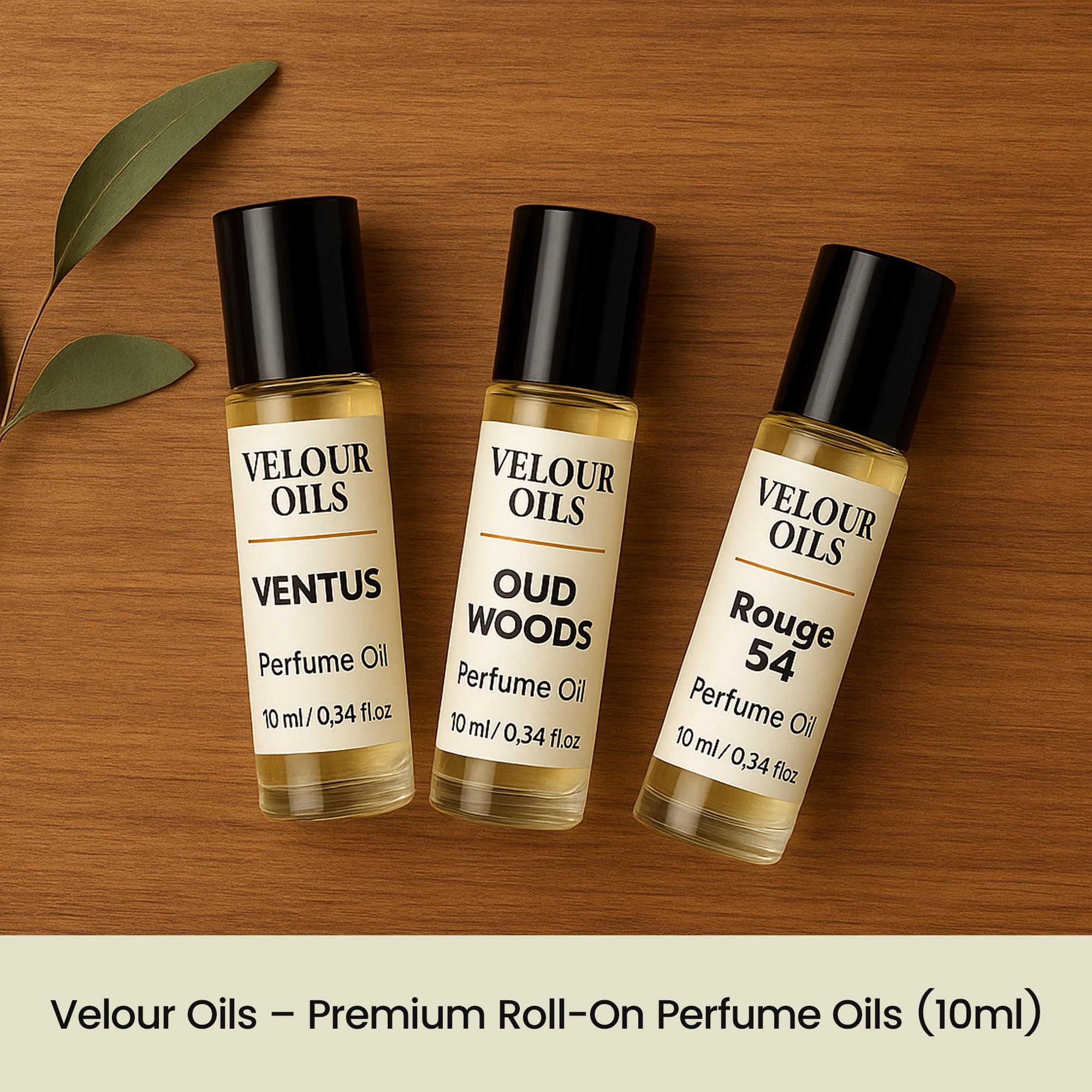 Velour Oils Rouge 54 perfume oil packaging display representing authentic imported beauty and wellness products.