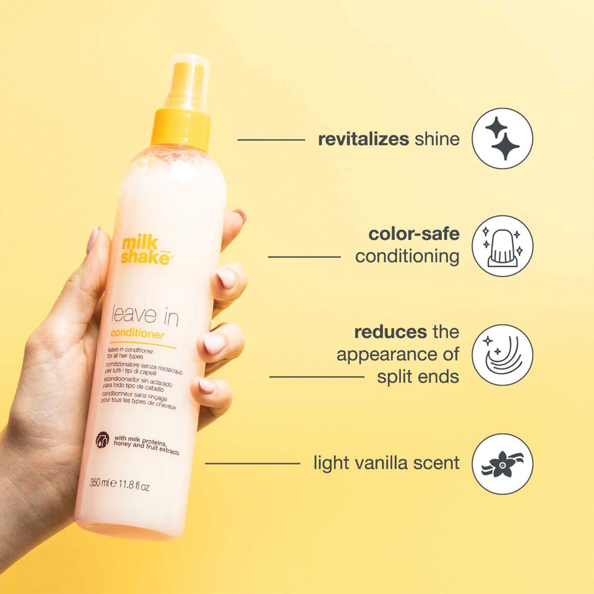 Milk Shake hair conditioner 11.8 Fluid Ounces bottle packaging