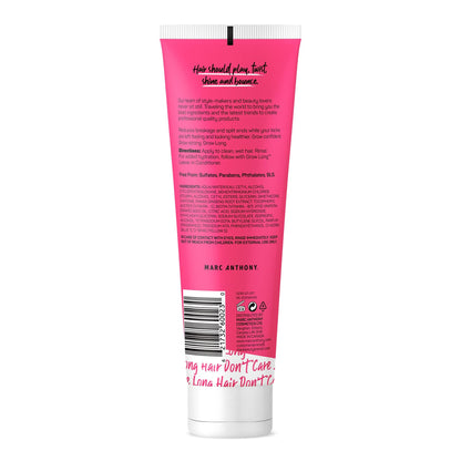 Marc Anthony Grow Long Super Fast Strength Conditioner back label showing ingredients