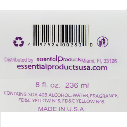Gentle floral and citrus scented kids cologne liquid close up