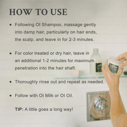 Davines OI Conditioner rich buttery hair formula jar