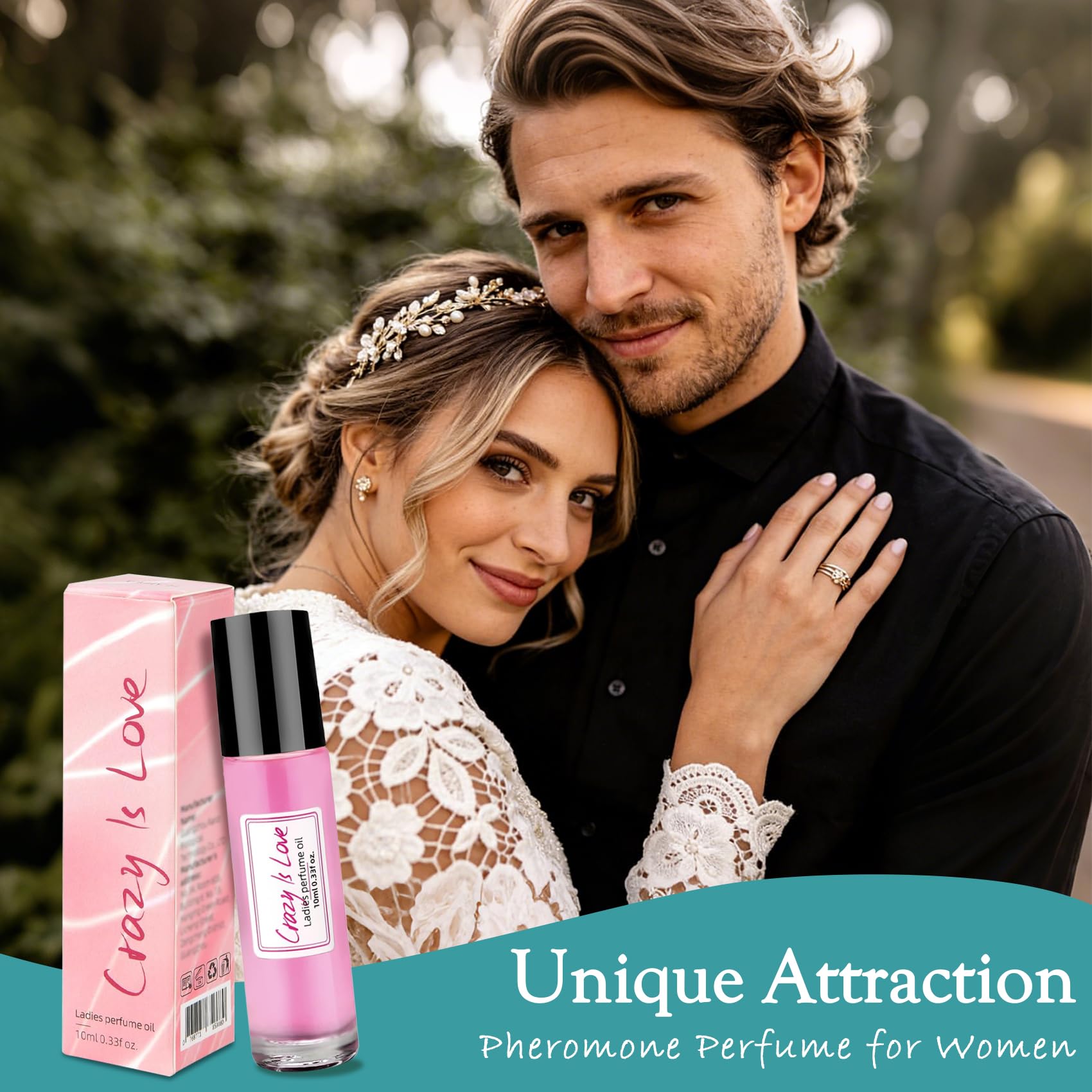 Authentic long lasting pheromone fragrance oil portable travel size applicator tube close up