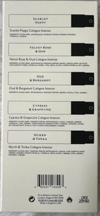 Jo Malone Intense travel-sized fragrance vials open packaging