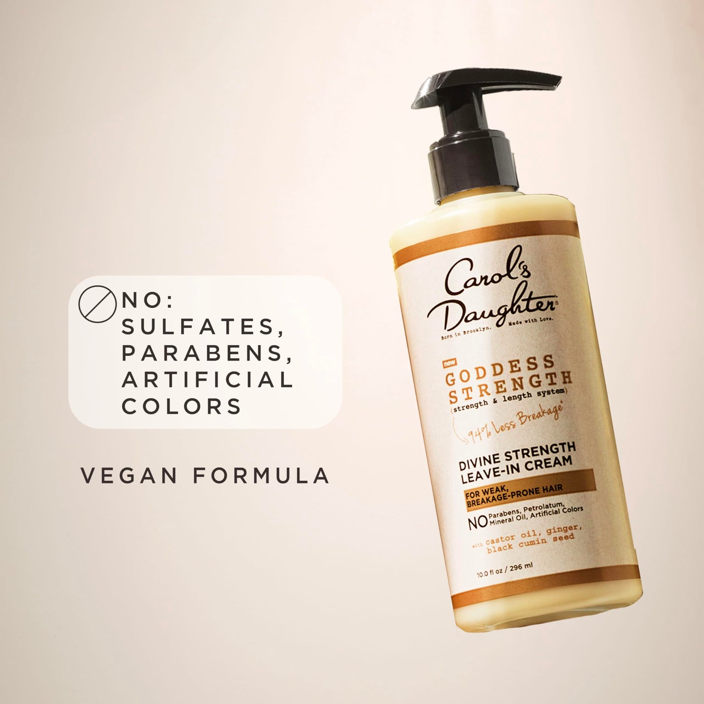 Carol's Daughter Goddess Strength leave in cream for curly hair