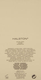 Close up view of the spray nozzle on the non drying Halston women's designer perfume.