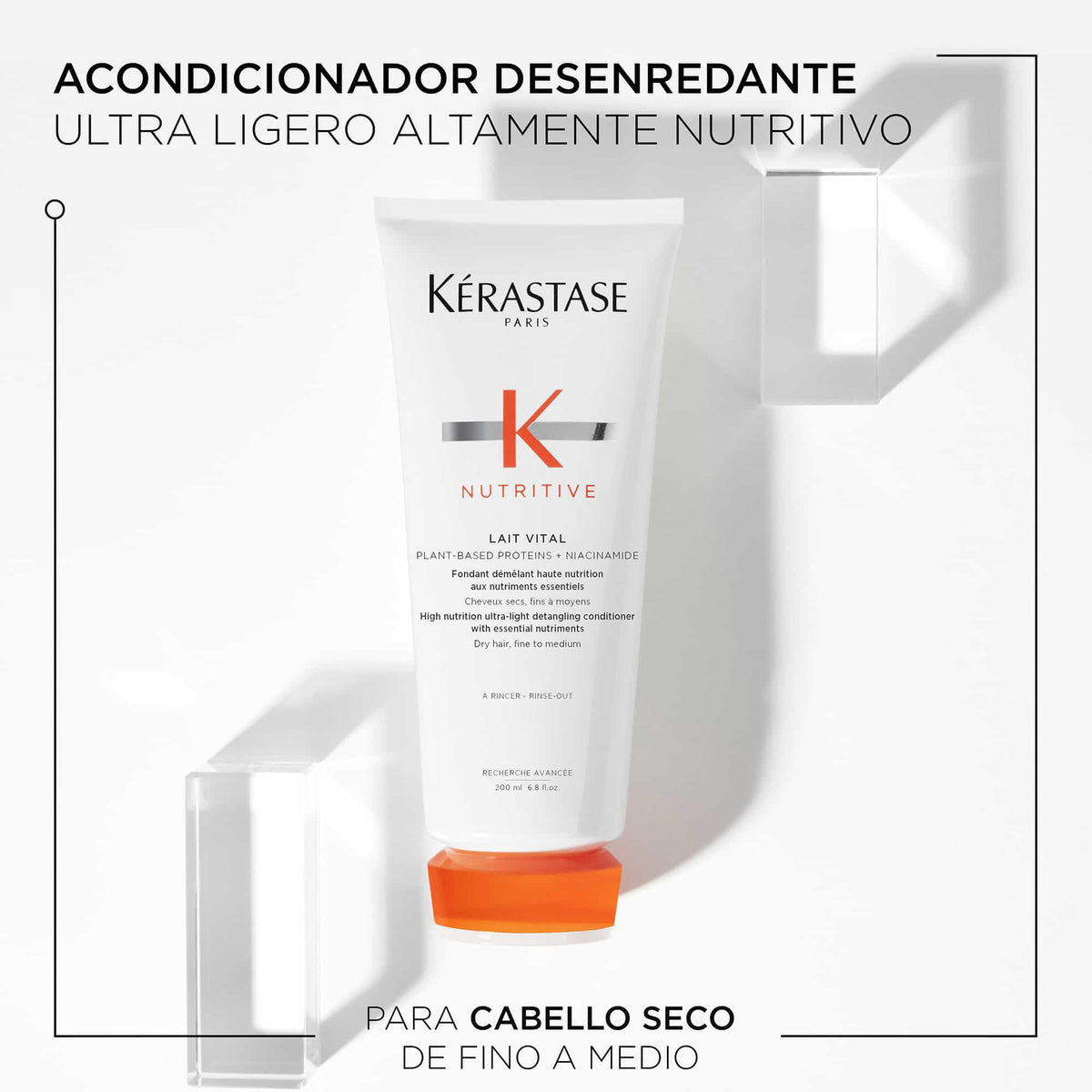 Back of Kerastase Nutritive Lait Vital bottle showing ingredients