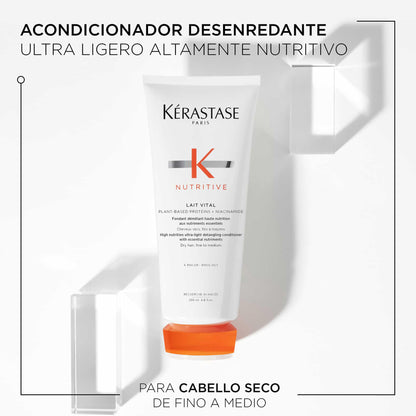 Back of Kerastase Nutritive Lait Vital bottle showing ingredients