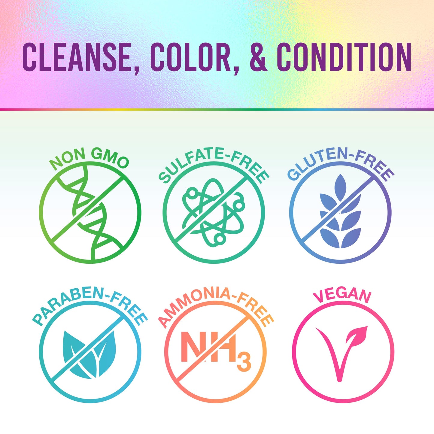 Texture of Punky Colour 3-in-1 purple color depositing hair cleanser