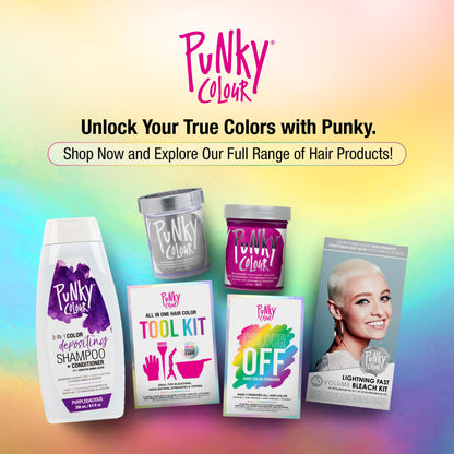 Punky Colour 3-in-1 hair care product for vibrant purple hair maintenance