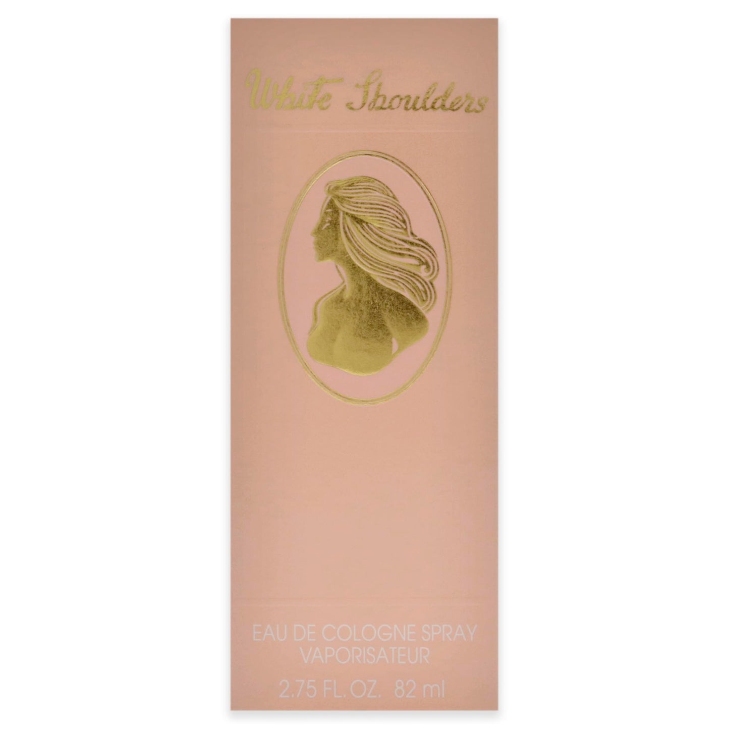 White Shoulders signature feminine fragrance by Evyan premium box display
