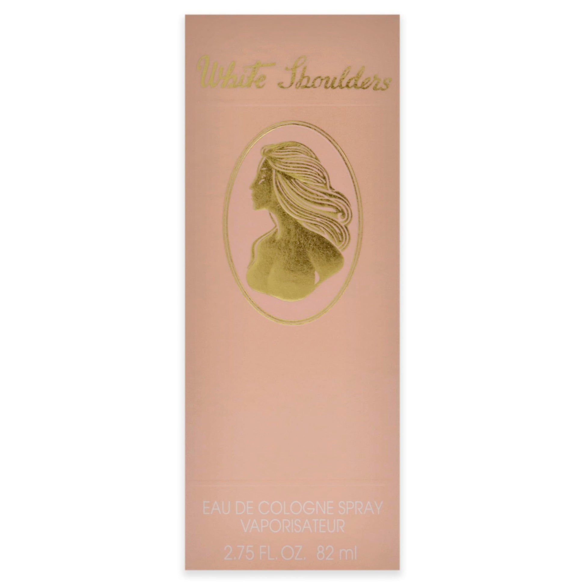 White Shoulders signature feminine fragrance by Evyan premium box display