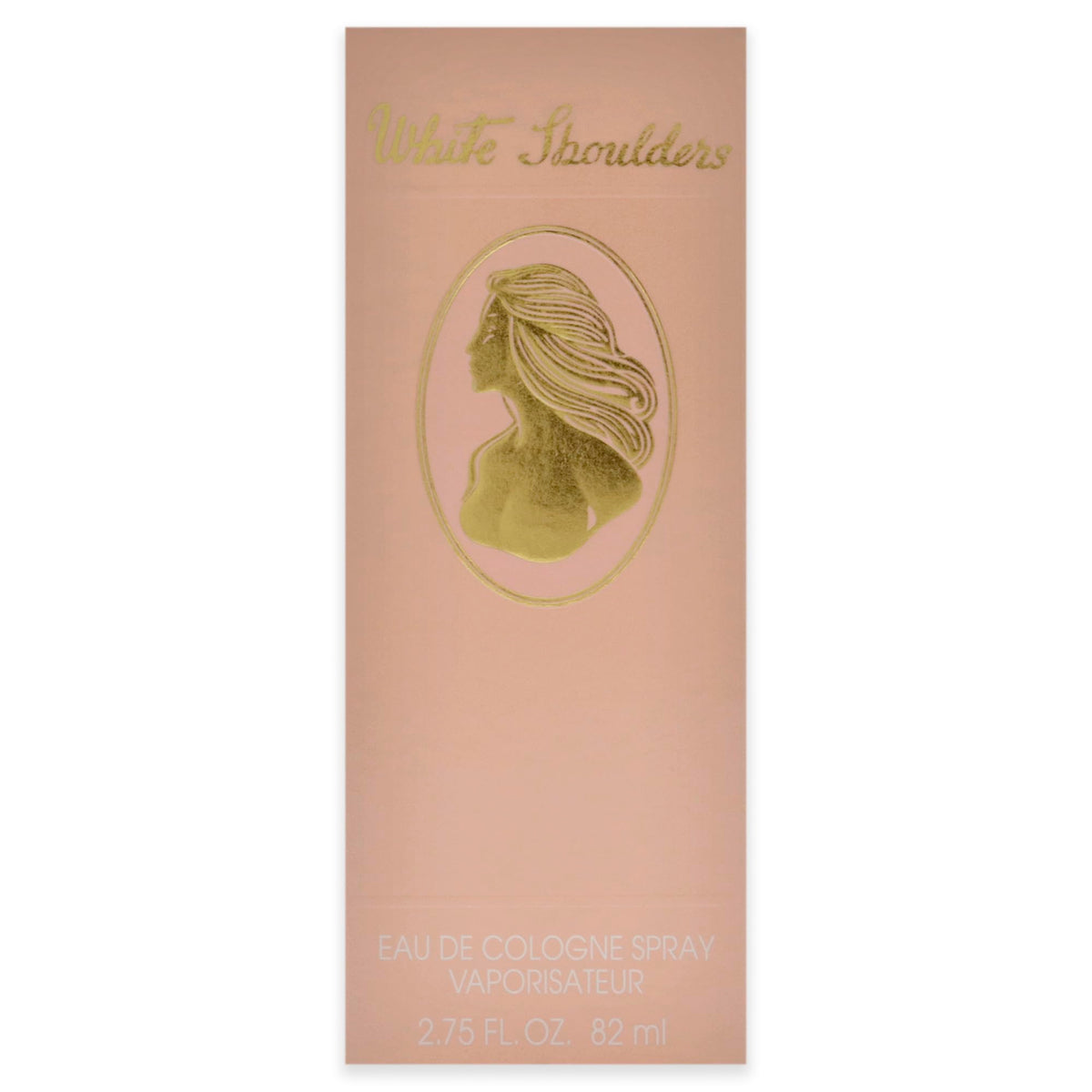 White Shoulders signature feminine fragrance by Evyan premium box display