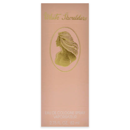 White Shoulders signature feminine fragrance by Evyan premium box display