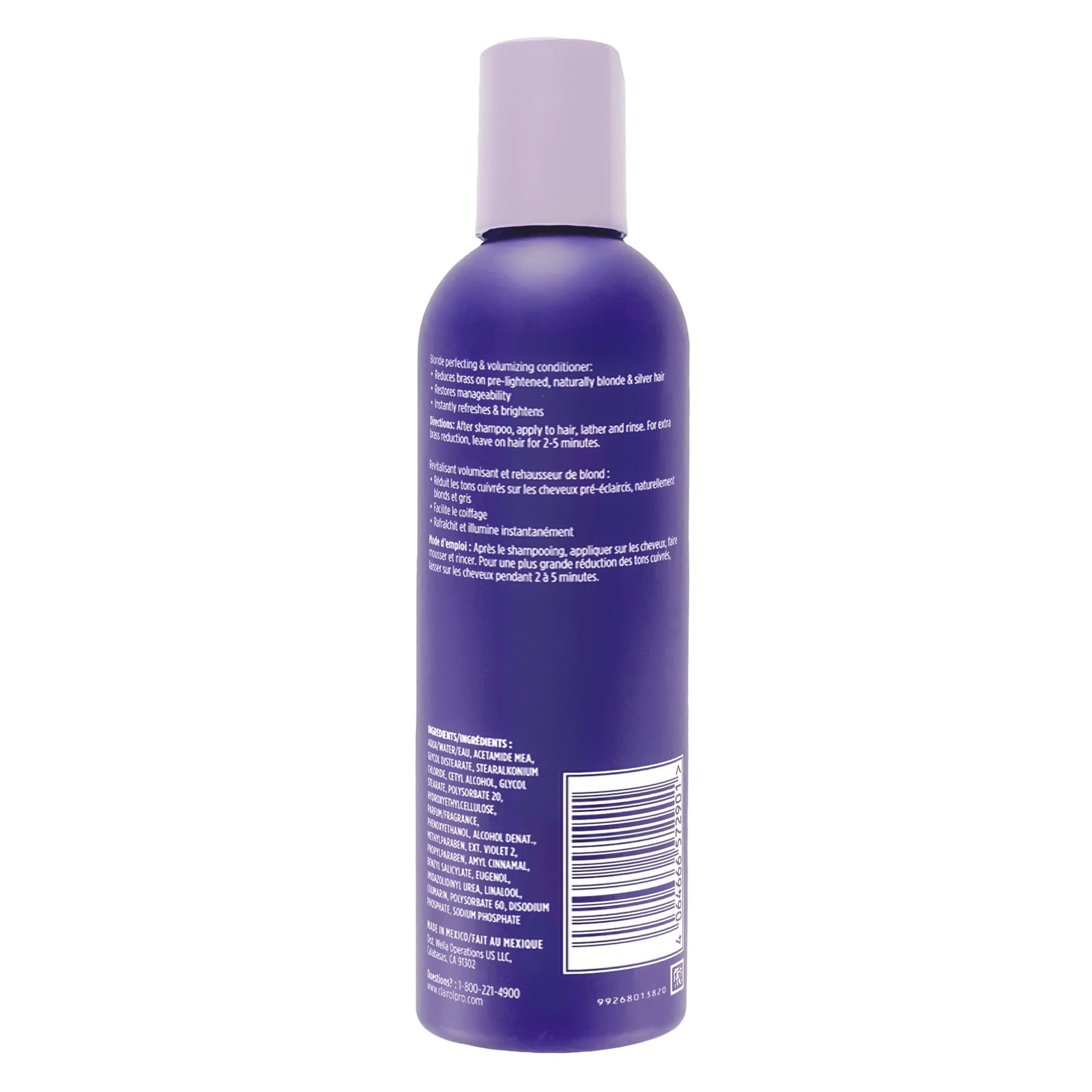 Clairol Shimmer Lights toning conditioner bottle