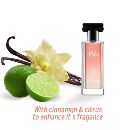 Avon Sweet Honesty soft floral fragrance bottle showcasing the classic collection branding