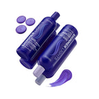 Professional hair toner for gray and silver hair