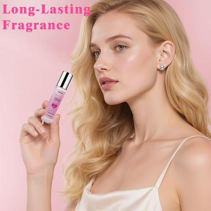 Nlieopda lifestyle shot of the travel friendly fruity perfume for her
