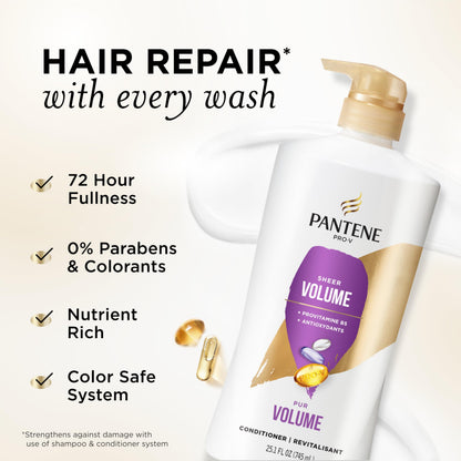 Pantene Pro-V 72-hour fullness conditioner bottle