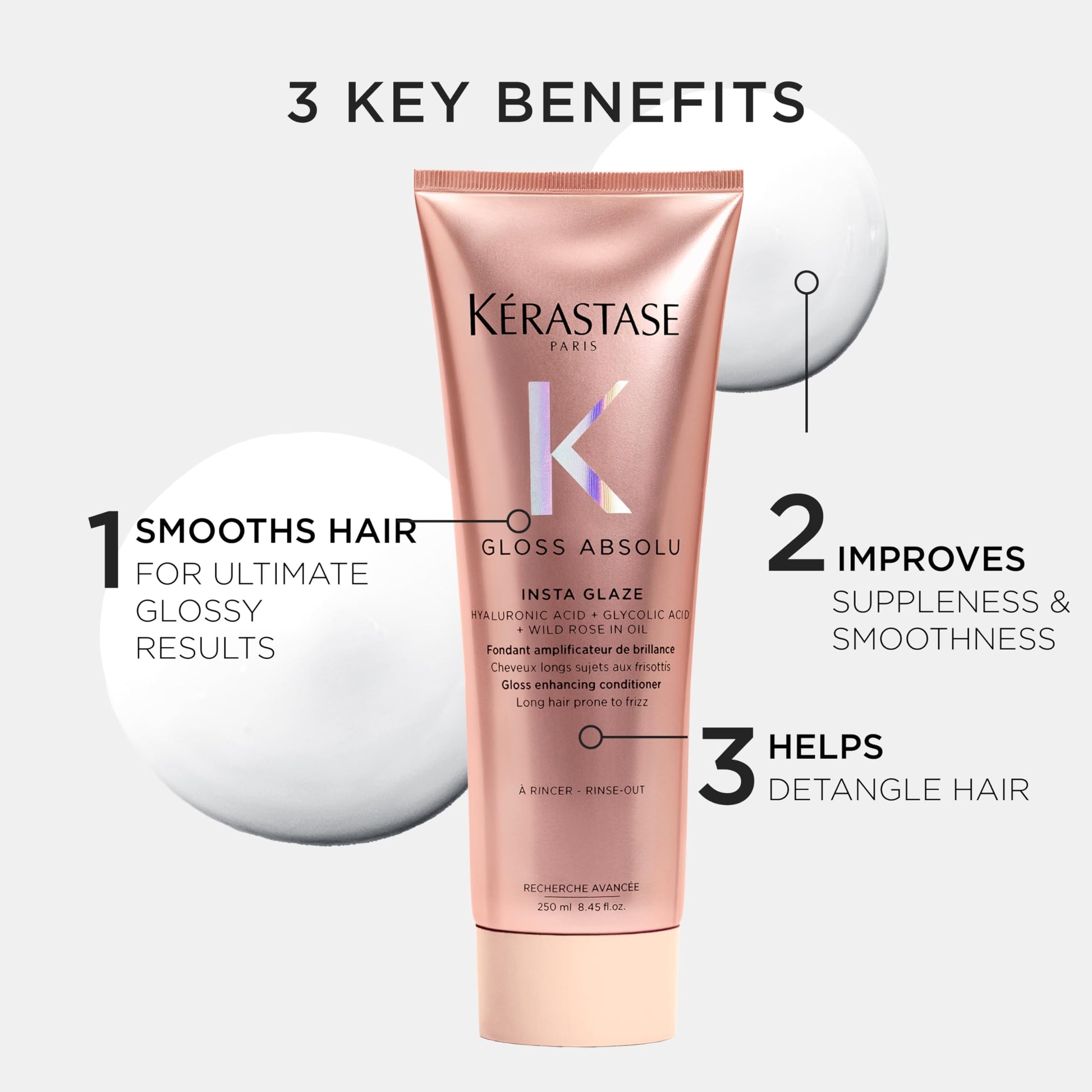 Authentic KÃ©rastase Gloss Absolu 250ml conditioner for fine hair