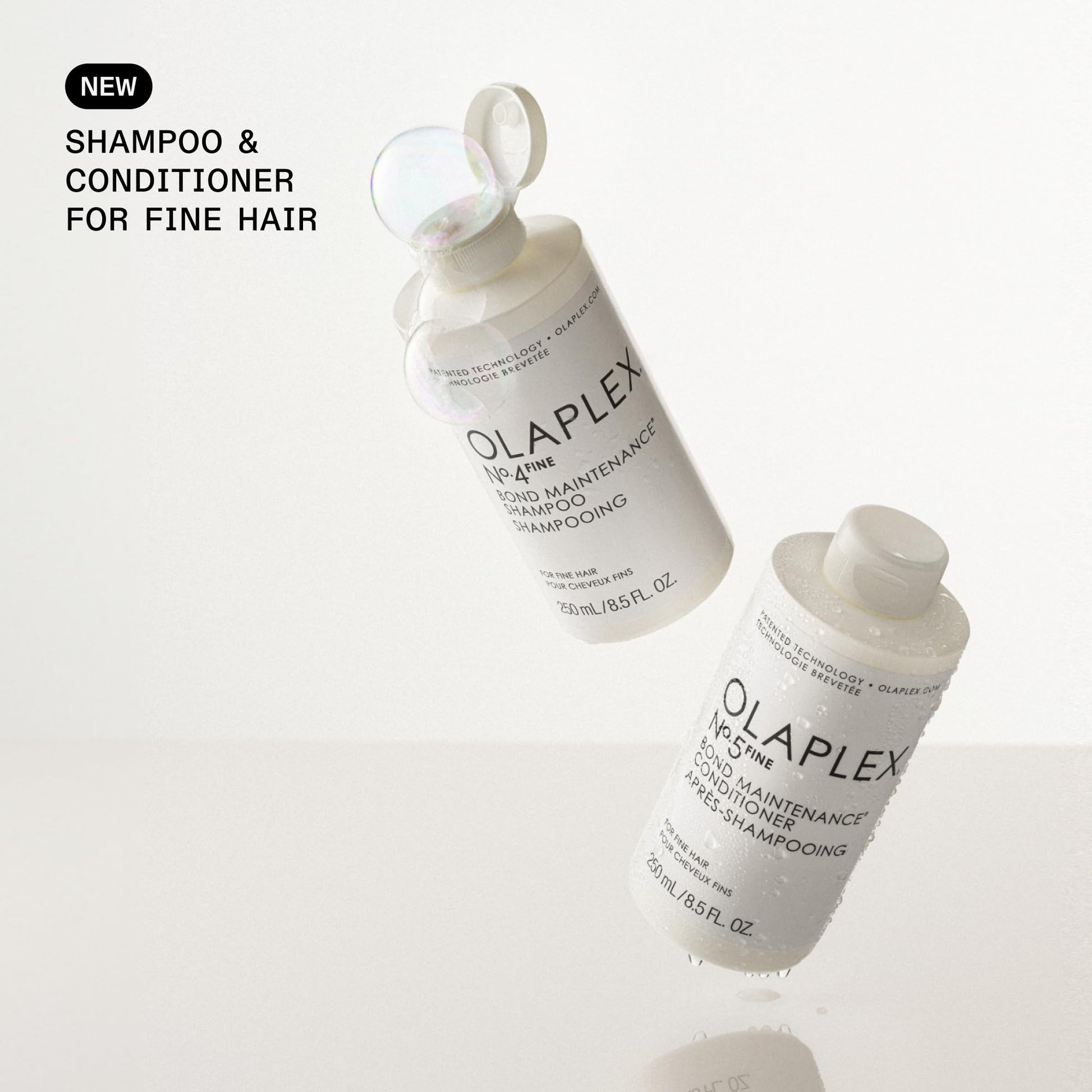 Back label of Olaplex Number 5 fine bond maintenance conditioner