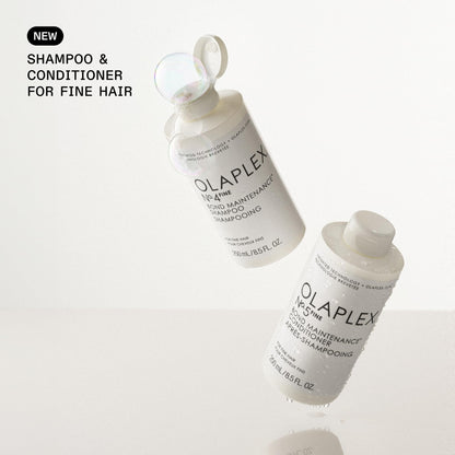 Back label of Olaplex Number 5 fine bond maintenance conditioner