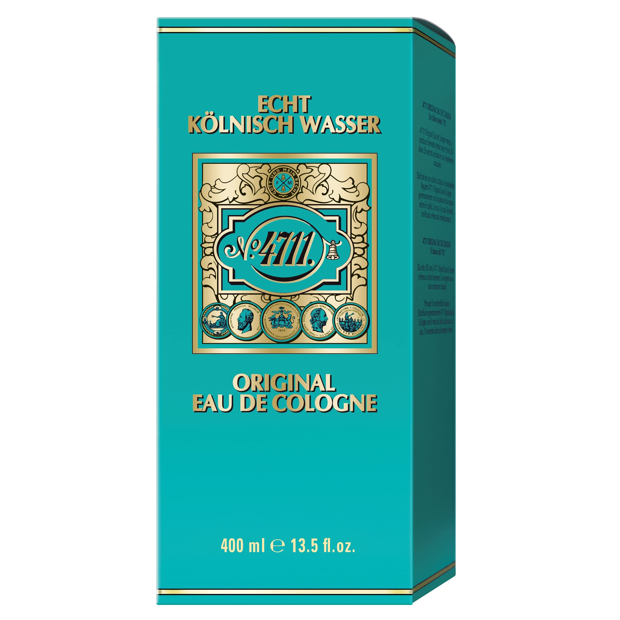 Close up of 4711 Original Eau de Cologne label