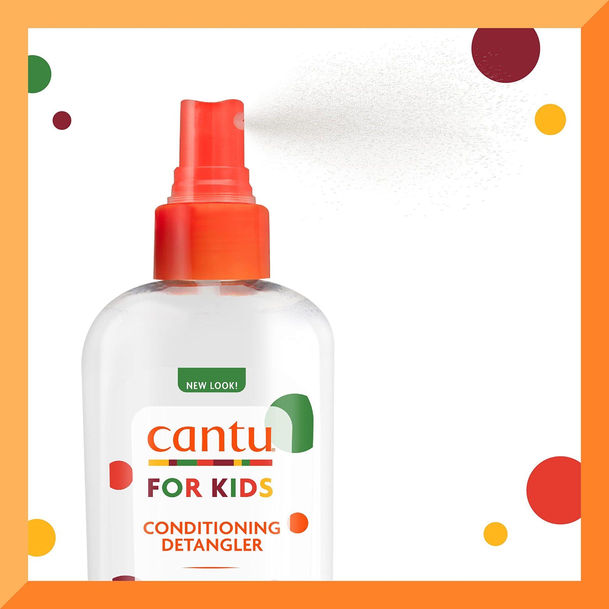 Three pack of Cantu Care for Kids Conditioning Detangler bottles