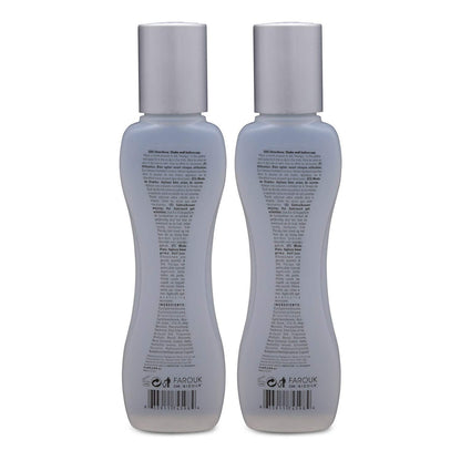 Authentic USA imported BioSilk silk protein hair treatment formula bottles for damaged hair repair.