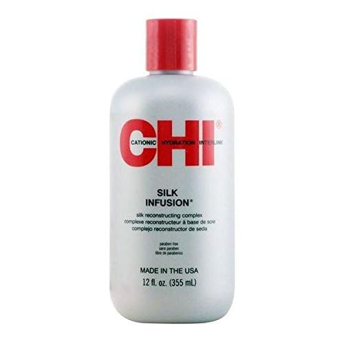 Chi Silk Infusion 2 fluid ounces hair treatment close up