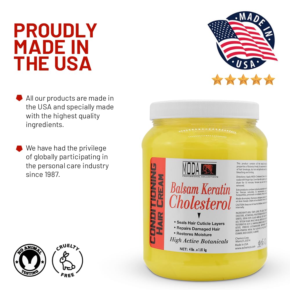 Moda cholesterol conditioning cream ingredients list panel