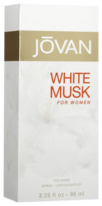 Authentic USA imported Jovan White Musk 3.25 Ounce fragrance bottle packaging