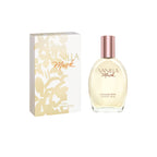 Authentic imported Coty Vanilla Musk packaging box showing ingredients
