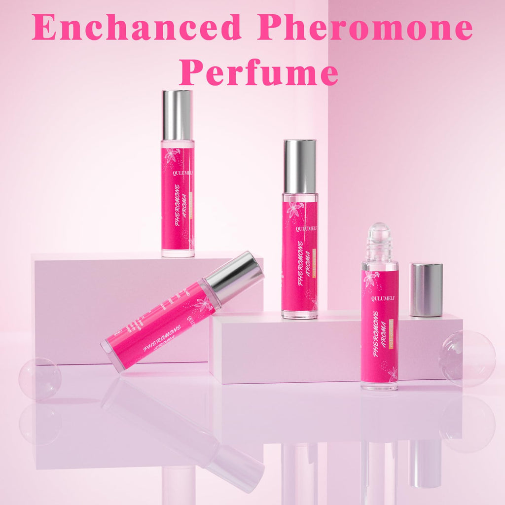 Long lasting women's pheromone fragrance oil travel size bottle