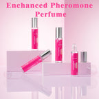 Long lasting women's pheromone fragrance oil travel size bottle